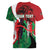 Personalised Athletics Kenya Women V-Neck T-Shirt We Are Champions