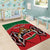 Custom Kenya Rugby Area Rug Lion Mascot African Pattern