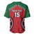 Custom Kenya Rugby Baseball Jersey Lion Mascot African Pattern