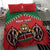 Custom Kenya Rugby Bedding Set Lion Mascot African Pattern