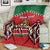 Custom Kenya Rugby Blanket Lion Mascot African Pattern