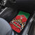 Custom Kenya Rugby Car Mats Lion Mascot African Pattern