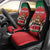 Custom Kenya Rugby Car Seat Cover Lion Mascot African Pattern