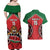 Custom Kenya Rugby Couples Matching Off Shoulder Maxi Dress and Hawaiian Shirt Lion Mascot African Pattern