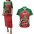 Custom Kenya Rugby Couples Matching Puletasi and Hawaiian Shirt Lion Mascot African Pattern