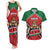 Custom Kenya Rugby Couples Matching Tank Maxi Dress and Hawaiian Shirt Lion Mascot African Pattern