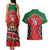 Custom Kenya Rugby Couples Matching Tank Maxi Dress and Hawaiian Shirt Lion Mascot African Pattern