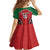 Custom Kenya Rugby Family Matching Long Sleeve Bodycon Dress and Hawaiian Shirt Lion Mascot African Pattern