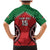 Custom Kenya Rugby Family Matching Mermaid Dress and Hawaiian Shirt Lion Mascot African Pattern