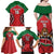 Custom Kenya Rugby Family Matching Off Shoulder Maxi Dress and Hawaiian Shirt Lion Mascot African Pattern