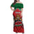 Custom Kenya Rugby Family Matching Off Shoulder Maxi Dress and Hawaiian Shirt Lion Mascot African Pattern