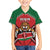 Custom Kenya Rugby Family Matching Puletasi and Hawaiian Shirt Lion Mascot African Pattern