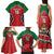 Custom Kenya Rugby Family Matching Tank Maxi Dress and Hawaiian Shirt Lion Mascot African Pattern