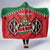 Custom Kenya Rugby Hooded Blanket Lion Mascot African Pattern