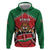 Custom Kenya Rugby Hoodie Lion Mascot African Pattern