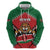 Custom Kenya Rugby Hoodie Lion Mascot African Pattern