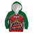 Custom Kenya Rugby Kid Hoodie Lion Mascot African Pattern