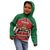 Custom Kenya Rugby Kid Hoodie Lion Mascot African Pattern