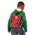 Custom Kenya Rugby Kid Hoodie Lion Mascot African Pattern