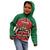 Custom Kenya Rugby Kid Hoodie Lion Mascot African Pattern