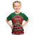 Custom Kenya Rugby Kid T Shirt Lion Mascot African Pattern