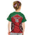 Custom Kenya Rugby Kid T Shirt Lion Mascot African Pattern