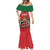 Custom Kenya Rugby Mermaid Dress Lion Mascot African Pattern