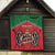 Custom Kenya Rugby Quilt Lion Mascot African Pattern