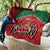 Custom Kenya Rugby Quilt Lion Mascot African Pattern