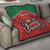 Custom Kenya Rugby Quilt Lion Mascot African Pattern