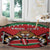 Custom Kenya Rugby Round Carpet Lion Mascot African Pattern