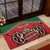 Custom Kenya Rugby Rubber Doormat Lion Mascot African Pattern