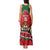 Custom Kenya Rugby Tank Maxi Dress Lion Mascot African Pattern