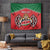 Custom Kenya Rugby Tapestry Lion Mascot African Pattern