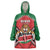 Custom Kenya Rugby Wearable Blanket Hoodie Lion Mascot African Pattern