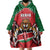 Custom Kenya Rugby Wearable Blanket Hoodie Lion Mascot African Pattern