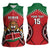 Custom Kenya Rugby Women Sleeveless Polo Shirt Lion Mascot African Pattern