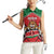 Custom Kenya Rugby Women Sleeveless Polo Shirt Lion Mascot African Pattern