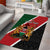 Personalised Kenya Area Rug Coat Of Arms Mix Flag Style