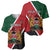 Personalised Kenya Baseball Jersey Coat Of Arms Mix Flag Style