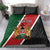 Personalised Kenya Bedding Set Coat Of Arms Mix Flag Style