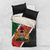 Personalised Kenya Bedding Set Coat Of Arms Mix Flag Style