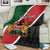 Personalised Kenya Blanket Coat Of Arms Mix Flag Style