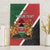 Personalised Kenya Canvas Wall Art Coat Of Arms Mix Flag Style