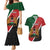 Personalised Kenya Couples Matching Mermaid Dress and Hawaiian Shirt Coat Of Arms Mix Flag Style