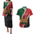 Personalised Kenya Couples Matching Puletasi and Hawaiian Shirt Coat Of Arms Mix Flag Style