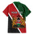 Personalised Kenya Family Matching Mermaid Dress and Hawaiian Shirt Coat Of Arms Mix Flag Style