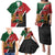 Personalised Kenya Family Matching Puletasi and Hawaiian Shirt Coat Of Arms Mix Flag Style