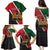 Personalised Kenya Family Matching Puletasi and Hawaiian Shirt Coat Of Arms Mix Flag Style