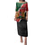 Personalised Kenya Family Matching Puletasi and Hawaiian Shirt Coat Of Arms Mix Flag Style